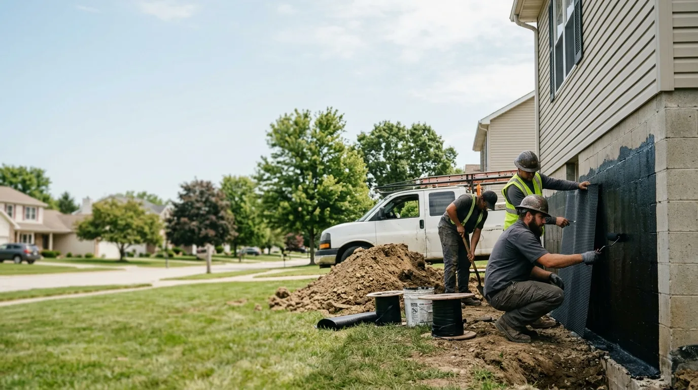Basement Waterproofing in Mossville, IL near me